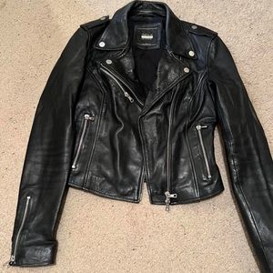 Zara leather jacket